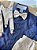 Conjunto Social Infantil Marinho com Caqui Linho - Imagem 4