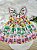 Vestido Golinha Floral Bege - Imagem 2