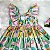 Vestido Golinha Floral Bege - Imagem 4