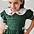 Vestido Infantil Luxo Bordado Merry Verde - Imagem 2