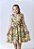 Vestido Infantil Amarelo Floral - Imagem 1
