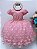 VESTIDO ROSE LUXO COM PEDRARIA. - Imagem 1