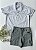 Bata Infantil Slim Casual Listrada Azul Bebê - Imagem 3