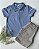 Camiseta Gola Polo Azul Slim Pique Ogochi - Imagem 2