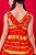 Vestido Longo Karen Vermelho e Dourado - Imagem 4