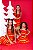 Vestido Longo Karen Vermelho e Dourado - Imagem 8