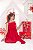 Vestido Alicia Vermelho Alças Marias - Imagem 4
