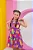 Vestido Mirela Lilás Frutas - Imagem 2