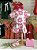 Conjunto Blusa e Short Rosa Iogurte Flor Cinti - Imagem 3