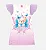 Vestido Rosa Ursa Unicórnio Cinti - Imagem 1