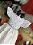 Vestido Off White com Prata Cinti - Imagem 6