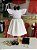 Vestido Off White com Prata Cinti - Imagem 2
