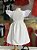 Vestido Off White com Prata Cinti - Imagem 7