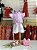 Conjunto Camisete e Short Rosa com Off Cinti - Imagem 2