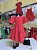 Vestido Infantil de Renda Vermelho Marte Cinti - Imagem 3