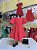Vestido Infantil de Renda Vermelho Marte Cinti - Imagem 1
