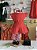 Conjunto Blusa e Short Renda Vermelho Marte Cinti - Imagem 1