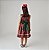 Vestido Xadrez Vermelho com Renda - Imagem 3