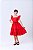 Vestido Infantil Vermelho Marias Babados - Imagem 1
