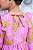 Vestido Marilia Rosa Corações floral - Imagem 3