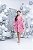 Vestido Marilia Rosa Corações floral - Imagem 5