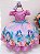 Vestido Infantil Sereia Lilás Cinto Pérolas C/ Tiara S - Imagem 1
