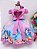 Vestido Infantil Sereia Lilás Cinto Pérolas C/ Tiara S - Imagem 3