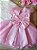 Vestido infantil luxo Jardim encantado Rosa A - Imagem 7