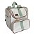 Kit Bolsa Maternidade Luxo Bege com acabamento Verde Bebê e Mochila - Imagem 3