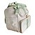 Mochila Luxo Bege Pingente Verde Bebê - Imagem 2