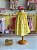 Vestido Bebê Artesanal Casinha de Abelha Amarelo | Bordado Delicado à Mão | Clássico, Elegante e Confortável - Imagem 3