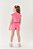 Conjunto Blusa e Short Rosa Strass Cinti - Imagem 2