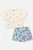 Conjunto Blusa e Short Natural Azul Cinti - Imagem 3