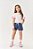 Conjunto Blusa e Short Natural Azul Jeans Cinti - Imagem 1