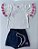 Conjunto Blusa e Short Natural Azul Jeans Cinti - Imagem 4