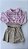 Conjunto Blusa Short Saia e Colete Rosa Plie com Café Cinti - Imagem 7