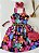 Vestido Raquete Preto com Rosa - Imagem 5