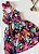 Vestido Raquete Preto com Rosa - Imagem 10