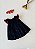 Vestido Bebê Artesanal Casinha de Abelha Azul Marinho | Bordado Delicado à Mão | Clássico, Elegante e Confortável - Imagem 2