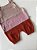 Romper de Tricô Listras Rose Rosa Vermelho - Imagem 3