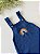 Romper de Tricô Bordado Arco Iris Azul Jeans - Imagem 2