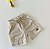 Bermuda Infantil Casual Color Bolso Bege Ogochi - Imagem 1
