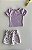 Conjunto Blusa e Saia/Short Lilás Bruma Cinti - Imagem 1