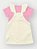 Conjunto Body e Salopete Off com Rosa Iogurte Cinti - Imagem 3