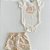 Conjunto Body Natural e Bermuda Nectarine com Bege Divertto Safari - Imagem 5