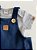 Conjunto Body e Jardineira Mescla com Marinho Divertto - Imagem 3