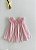 Vestido Bebê Artesanal Casinha de Abelha Rosa | Bordado Delicado à Mão | Clássico, Elegante e Confortável - Imagem 1