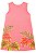 Vestido Girafa Coral Flora Infanti - Imagem 2