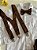 Conjunto Social Infantil Branco com Marrom Longo no Linho Pagem - Imagem 6