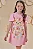 Vestido em Malha Ursa Morango Rosa Infanti - Imagem 1